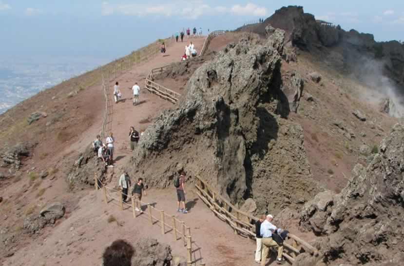 walk on Vesuvius